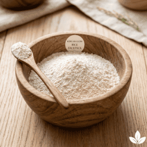 rice powder face pack